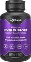 Naturalis Silymarin Milk Thistle 1300mg Enhanced with B Complex & Amino Acids | 13-in-1 Liver Cleanse, Detox & Repair | 120 Liver Essential Softgels