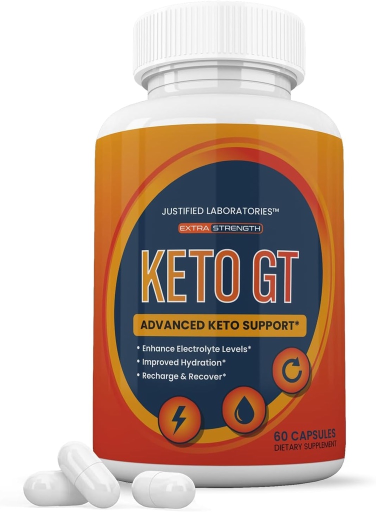 Sadece Laboratuvarlar GT Keto Pills 1275MG Yeni & Geliştirilmiş Formula Contains Apple Cider Vinegar Ekstra Virgin Zeytinyağı Toz Yeşil Çay Banyo 60 Capsules