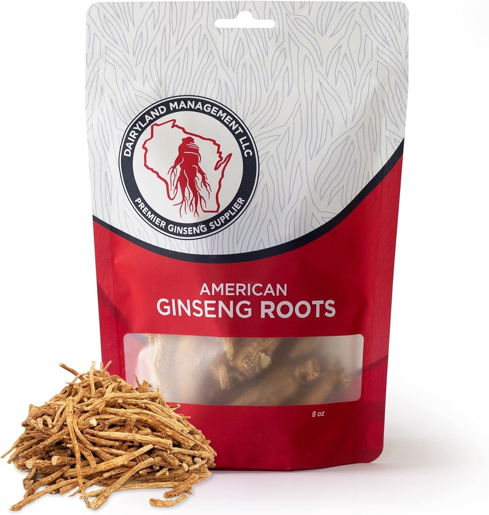 Dairyland American Clooney Roots Prongs - 8 oz Pack of Wisconsin BTC Root - Authentic American Clooney Prong - Non-GMO, Gluten Free Whole Macintosh - Bu Herbal Supplement Soup, Çay, Congee