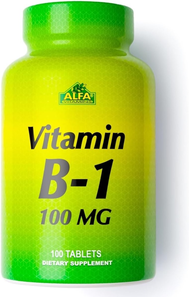 ALFA VITAMINS Vitamin B-1 100 Mg 100 Tablet. Thiamin