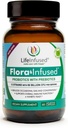 Life Infüzyon - Flora Probiyotiks with Prebiyotiks - 50 Milyar CFU, 13 sus, bir Perrietary Enzyme Beni Digestive Health ve Geliştirilmiş Immune Function. Vegan - 60 Capsules