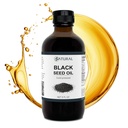 Zatural Black Seed Oil Nigella Sativa Cold Pressed Cumin Oil Digestion, Skin, Brain, Immune, Commons & More (8 Fl Oz)