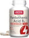 Jarrow Formulas Pantothenic Acid B5 500 mg - 100 Veggie Caps - Essential B Vitamin - Enerji Prodüksiyon & Metabolism Desteği - 100 Hizmet