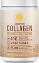 Peptide Energy Collagen Σκόνη μαλλιών, νυχιών, δέρματος, τύπου I & III, καφεΐνη για την ενέργεια, βιταμίνη C, βιοτίνη, υαλουρονικό οξύ, Zero Sugar – 8,92 oz (Horchata)