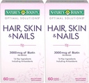 Nature's Bounty Optimal Solutions Saç, Skin & Nails Formula, 120 Kaplamalar (2 x 60 Kont)