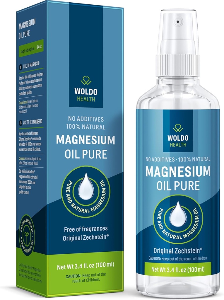 Magnezyum Petrol Kombinasyonu Zechstein Chloride 3.4 Oz – Pure, Natural ve en yüksek Concentration ile