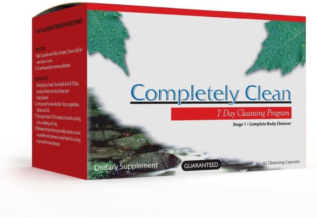 Wellgenix Omni Tamamen Temiz - 7 Day Toxin Cleanse - Complete Body Detoxating Support Pills - Flush Out Toxins & Waste -42 Capsules