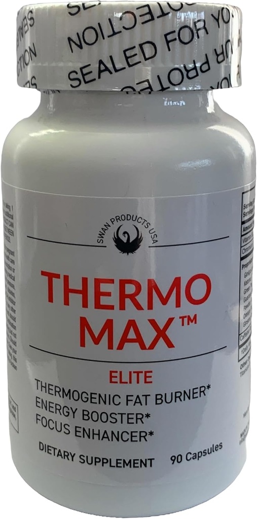 Thermo Max Elite - Termogenic Fat Burner, Extreme Energy ATMs, Kilo Kaybı, 90 Diyet Pills