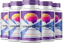 (5 Pack) Συναπτικές κάψουλες εστίασης πυρήνα XR, συναπτικά καλύμματα εγκεφάλου XR, όλα τα φυσικά συμπληρώματα για γνωστική υγεία & λειτουργία, SynapticXR, Synaptic XR Advanced Formula 300 κάψουλες για 5 μήνες