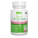 Igennus Υπογλώσσια Βιταμίνη B12 Συγκρότημα 1000mcg, Μεθυλοκοβαλαμίνη, Αδενοσυλοκοβαλαμίνη & Υδροξοκοβαλαμίνη, Υψηλή Απορρόφηση & Καθαρή, 180 Σερβιέτες, Χωρίς ζάχαρη & Vegan