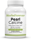 Herbsforever Pearl Calcine Capsules Bone Supplement Sağlıklı Kemikler ve Güçlü Dişler 90 Capsules
