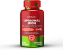 ORZAX Iron Supplement 25 mg -Liposomal Technology - Υψηλή βιοδιαθεσιμότητα 90 κάψουλες λαχανικών, Βοηθά την παραγωγή νέων κυττάρων αίματος, μη-Costipating, Non-GMO & Gluten Free, για γυναίκες, άνδρες, ενήλικες