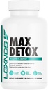 Max Detox – Full Body Cleanse, Su Retention'ı azaltın, Bloating Dietary Supplement - 60 Capsules, 30 Hizmet