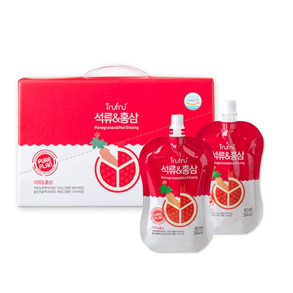PURE PLAN Pomegranate ve kırmızı ginseng suyu 80 mlx15 Kore Beauty Üret, Kan Bağışını Geliştir