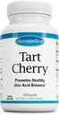 EuroMedica Tart Cherry - Sağlıklı Uric Asit Denge ve Ortak Sağlığı Desteklemek için Antioksit - Vegan Beslenme Tamamı - Egzersiz Sonrası Yardıma Diyet Tamam - 120 Capsules