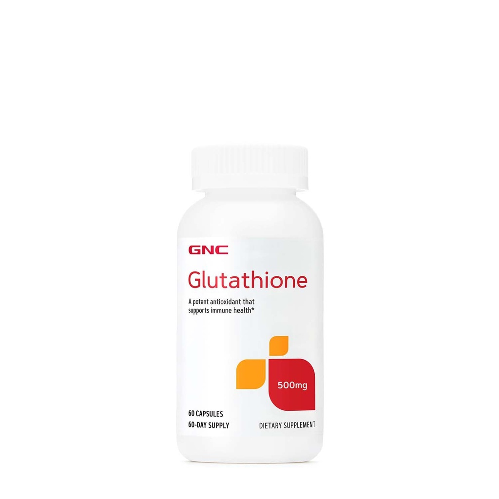 GNC Glutathione 500mg, 60 Κάψουλες, Υποστηρίζει την Ανοσολογική Υγεία