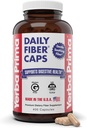 Yerba Prima Daily Fiber Caps Formula, 400 Capsules - Her ikisi de kesin ve çözülmez - Psyllium Tohum Husks, Acacia Gum, Apple Fiber ve More - Diyetsel Tamam
