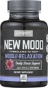 Onnit New Mood Diyetary Supplement, Mood & Relaxation, Daily Stress Support, Gluten Free, 30 Capsules