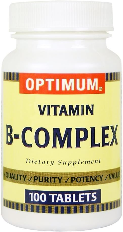 Optimum B Vitamin Kompleksi Tablet 100 ct