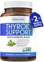 Tiroid Desteği Iodine - 120 Capsules (Non-GMO) Enerjinizi Geliştir - Ashwagandha Root, çinko, Selenium, Vitamin B12 Kompleks - Yourroid Health Supplement for Women and for Men - 60 Day Supply