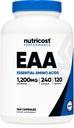 Nutricost EAA Capsules 1200 mg, 240 Capsules - Essential replicas, 120 Hizmet - Non-GMO, Gluten Free & Vegan