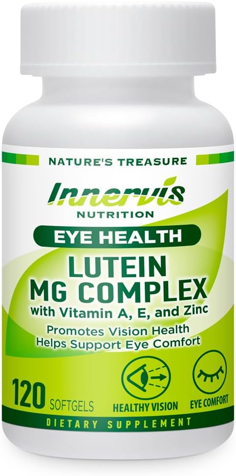 Lutein & Magnezyum – Eye Health & Comfort Support, Antioksi, 120 Softgels