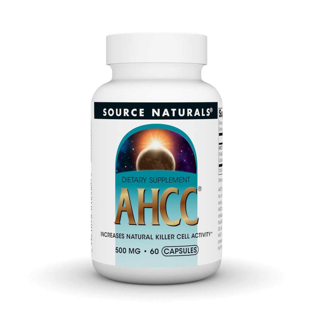 Source Naturals AHCC Increases Natural Killer Cell Activity* 500mg - 60 Capsules