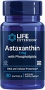 Life Extension Astaxanthin with Phospholipids – Antioksi Support, Eye Health – Algae-Derived – Gluten-Free, Non-GMO – 30 Softgels