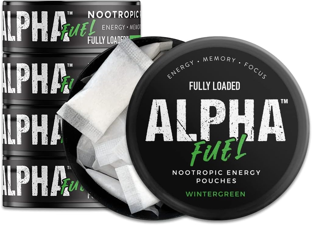 Πλήρως φορτωμένα ΑΦΣ Nootropic Pouches (Χειμερινά Καύσιμα) - Nootropic Energy Pouchs με καφεΐνη, Alpha GPC, Τυροζίνη, Ταουρίνη, Γκουαρανά και More
