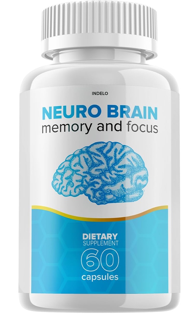 Nöro Beyin ve Focus Supplement, Neuro Brain Memory Focus ve Cognitive Support, Neuro Brain Pills Nootropic, NeuroBrain to Boost Memory, Neuro Brain Vitamin Yorumlar (60 Capsules)