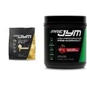PRO JYM 45 Hizmet - Tahitian Vanilla Bean & PRE JYM 30 Hizmet - Black Cherry