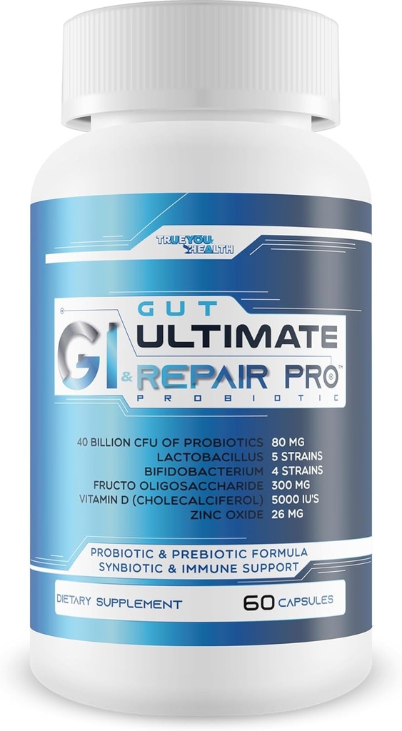 Gut & GI Ultimate Repair Pro Probiotic - Τα καλύτερα προβιοτικά Gut για την πλήρη προβιοτική GI, Gut, & Vag Υποστήριξη - Probiotic Vag Υγεία - Γυναικεία προβιοτικά για την υγεία των ορνίθων και Vag Υγεία - Vag Probiotics