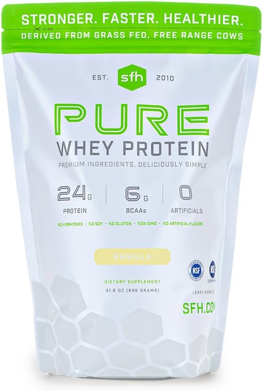 STRON FASTER SAIER Vanilla Whey protein Toz, 31.6 OZ