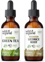Άγρια & οργανικά πράσινο Tea Βάμμα 2 fl oz & Licorice Βάμμα 2 fl oz