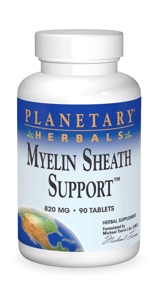 Gezegensel Herbals Myelin Sheath Support Tabletleri, 90 Kont