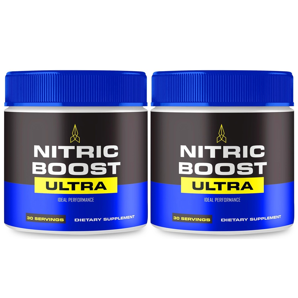 Nitric Boost Ultra Powder, NitricBoost Επίσημη Formula to Support Energy Levels and Blood Flow - Μέγιστη δύναμη, Nitric Booster Ultra BCAA, NitricBoost Ultra Powder Support Reviews (2 Pack)