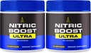 Nitric Boost Ultra Powder, NitricBoost Official Formula to Support Energy Levels and Blood Flow - Maximum Strength, Nitric Booster Ultra BCAA, NitricBoost Ultra Powder Support Reviews (2 Pack)