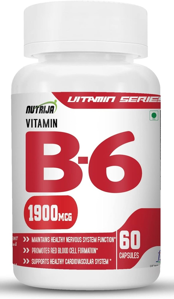 Vitamin B6 Capsules (60 Capsules)
