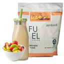 Yakıt Vegan Protein Toz Meyvesi Flavor - Protein Her Hizmetin 21g, Kas Büyümesi için Bitkiye Dayalı Ölme, Pea'dan Yararlı D3, Yapay Flavors, Gluten-Free Flavors, Gluten-Free