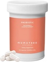 MOMOTARO APOTHECA Organik Probiyotiks for Women Vaginal & Digestive Supplement, 25 Milyar CFU - Prebiyotiks & Lactobacillus Combs - Feminine Health Vaginal Odor & Flora - 30 Capsules