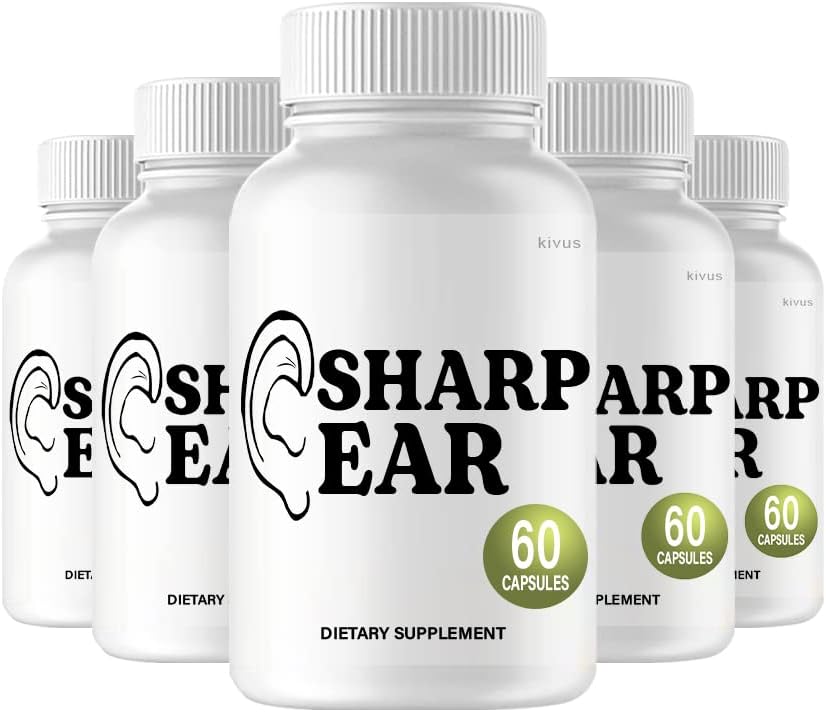(5 συσκευασία) Sharp Ear - Sharp Ear Advanced Εμβοές συμπλήρωμα υποστήριξης (300 κάψουλες)