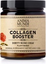 Simdi Mundi Apothecary Vegan Collagen ATM Toz, Kirli Rose Chai - Skin, Hair & Nails - Collagen Support Toz Glowing Skin - Easy Drink Mix-in (4oz)