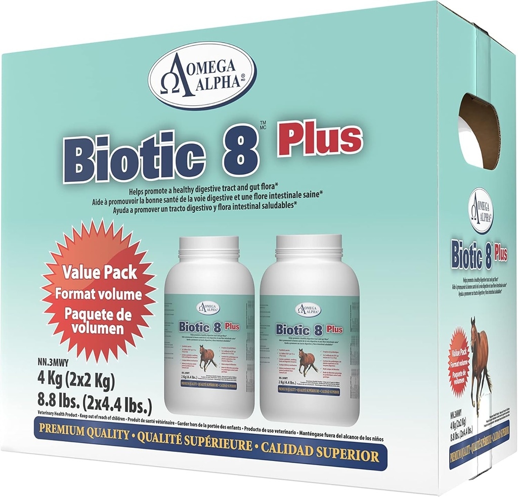 Omega Alpha Biotic 8 Plus 8.8lbs (2 X 4.4lbs için).