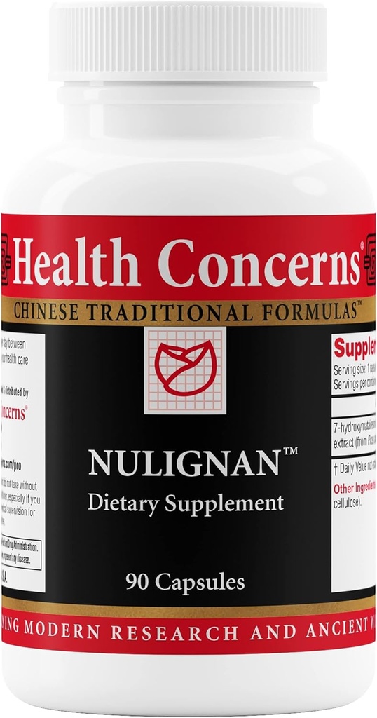 Sağlık NuLignan – Menopause Relief & Hormonal Balance Supplement – Cardiovascular & Estrogen Support – China Herbal Supplement for Men & Women – Bone & Heart Health – 90 Capsules