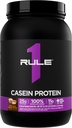 Kural 1 Vakain proteini - 25g protein ve 11g EAAs Per Yavaş-Release Micellar Casein for Overnight Recovery and Sustained Delivery Between Meals (2 Pounds, Peanut Butter)
