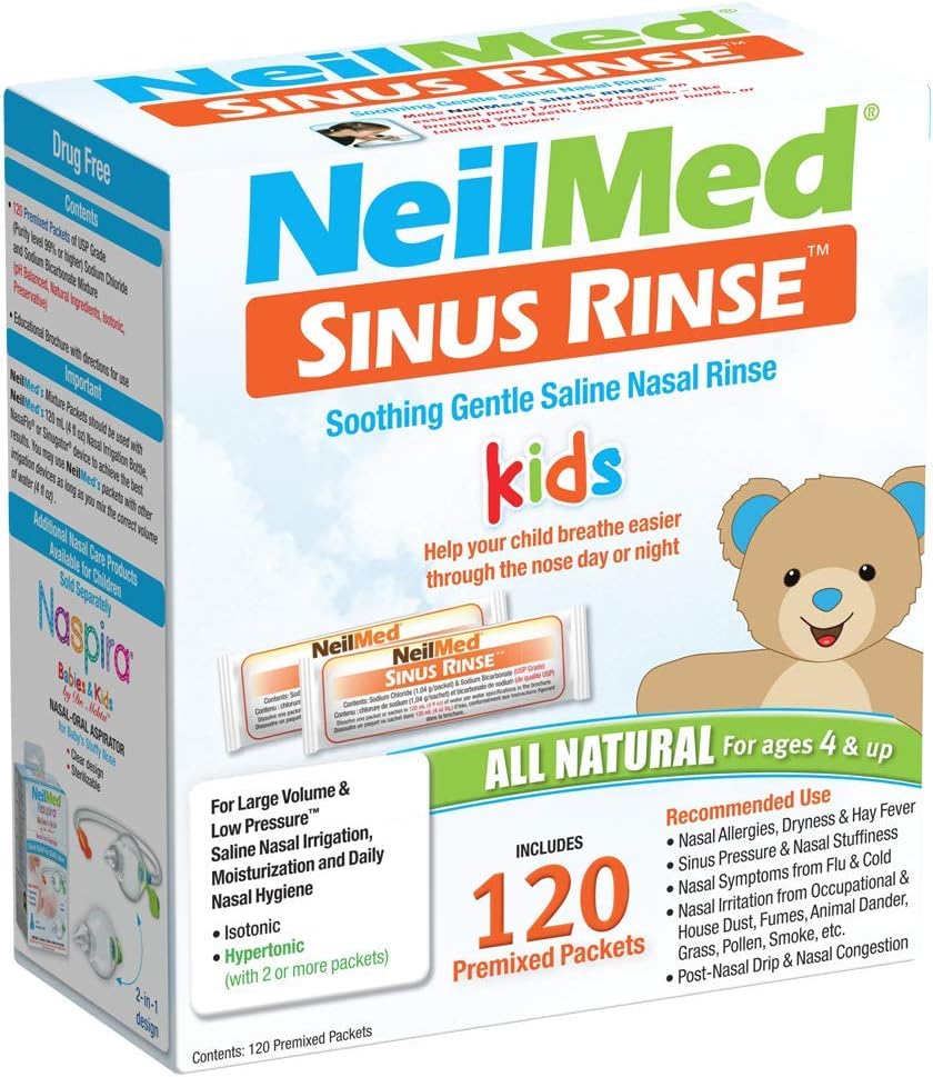 Neil Med Sinus Rinse Pediatrik Packets, Premixed 120/box