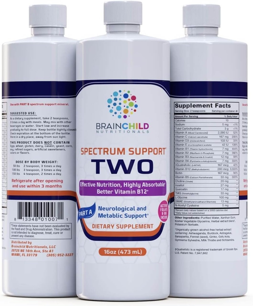 Beyin Çocuk Beslenmesi Spectrum Desteği II P5P 16oz