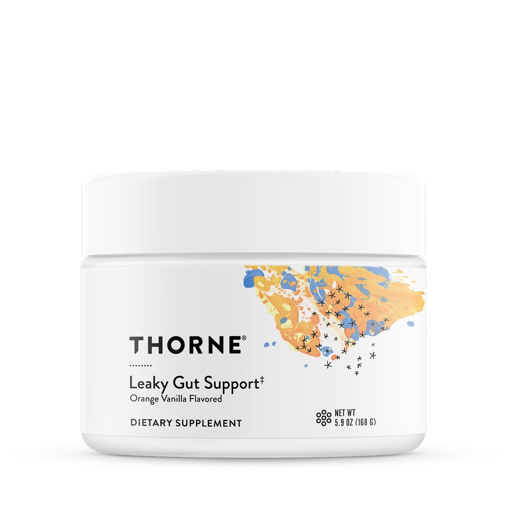 THORNE - EnteroMend - Gut Health Supplement - Supports Optimal Digestive Function & Bowel Regularity - NSF Spor için sertifikalı - Orange Vanilla Flavor - 5.9 Oz - 30 Hizmet