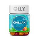 OLLY Kids Chillax Gummies, Magnezyum L-Theanine, Lemon Balm, Chewable Supplement, Sherbet Flavor