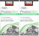 Kuvvet Faktörü ProbioSlim + Prebiyotik Fiber Kilo kaybı Kadınlar ve Erkekler için Tamamlanır, Probiyotik ve Prebiyotik Digestive Health Support with Green Tea Extract and Psyllium Husk Fiber, 120 Capsules